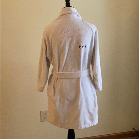 White Terry Robe - Picture 2 of 3